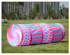 YARD Kids Tents Play Tent Tunnel Kids Toys for Children outdors activities Tunnel House funny plays PE Balls Mat Kids House