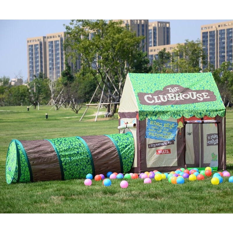 children's play tent and tunnel YARD Kids Tents Play Tent Tunnel Kids Toys for Children outdors activi – magiccliff